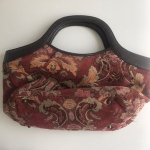 Fossil tapestry purse